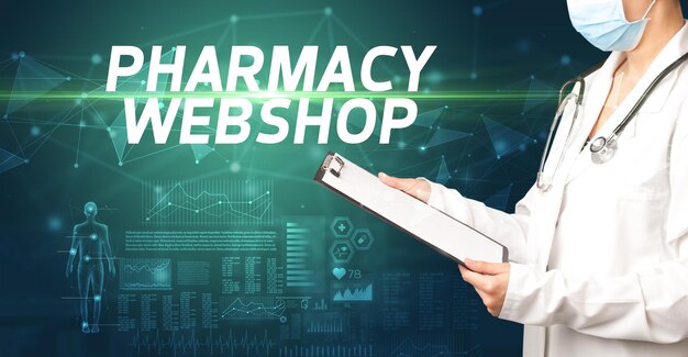 el médico escribe notas en el cuadro conceptual de diagnóstico médico
