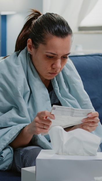 Foto médico examinando a un paciente en el hospital