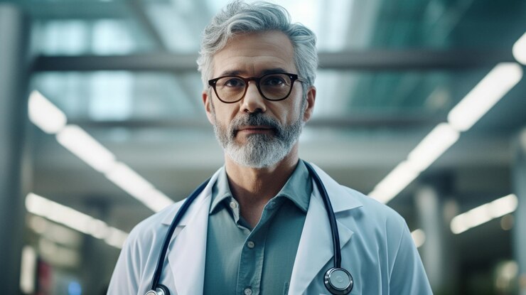 Médico con paciente generativo ai