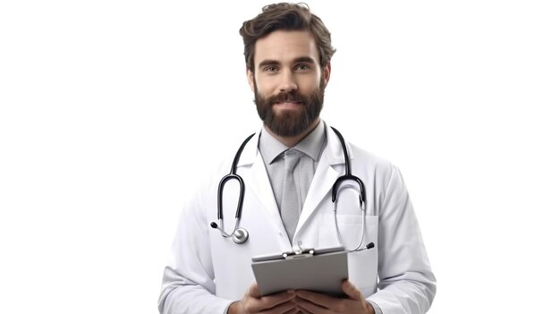 Foto médico de sexo masculino médico profesional médico médico telemedicina médico de práctica general