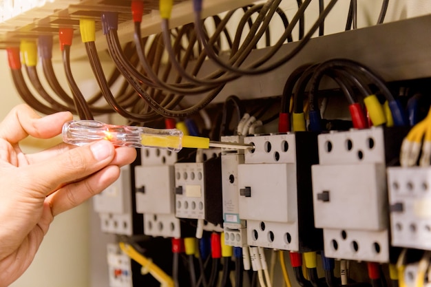 Foto medições eletricista