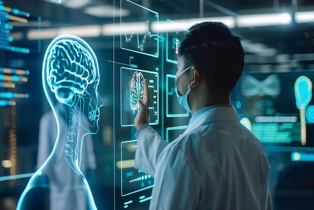 Médicos usam tecnologia de IA de hologramas para cuidados de diagnóstico e aumento da precisão do tratamento do paciente