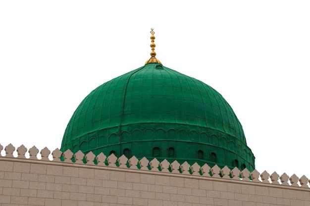 Medina Saudi-Arabien 11. Mai 2017 Green Dome Prophet Mohammed Moschee Al Masjid an Nabawi