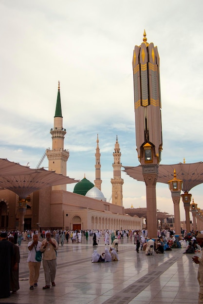 Medina, Saudi-Arabien, 11. Mai 2017: Moschee des Propheten Mohammed Al Masjid an Nabawi