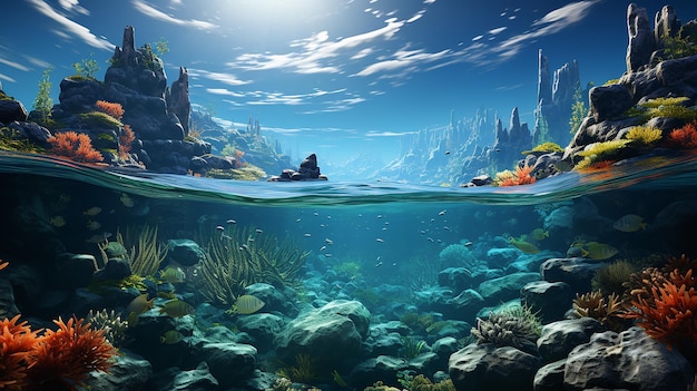Medio ambiente bajo el mar