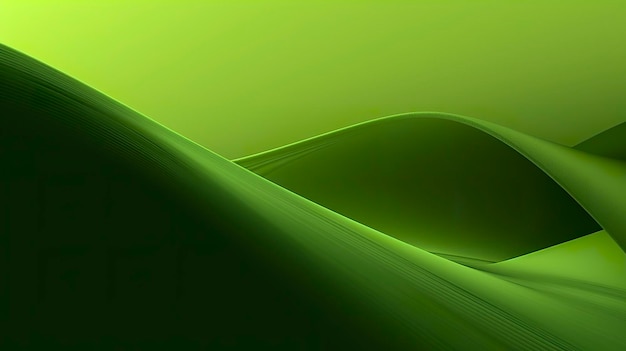 Medio ambiente verde abstracto de fondo suave IA mínima generativa