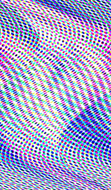 Medio tono abstracto con líneas onduladas y distorsión de color
