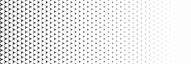 medio tono negro horizontal de tres triángulos afilados diseño para el patrón y el fondo