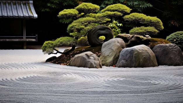 Foto meditação japão zen fundo