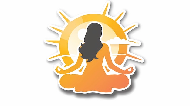 meditación para mujeres yoga ilustración yoga para mujeres