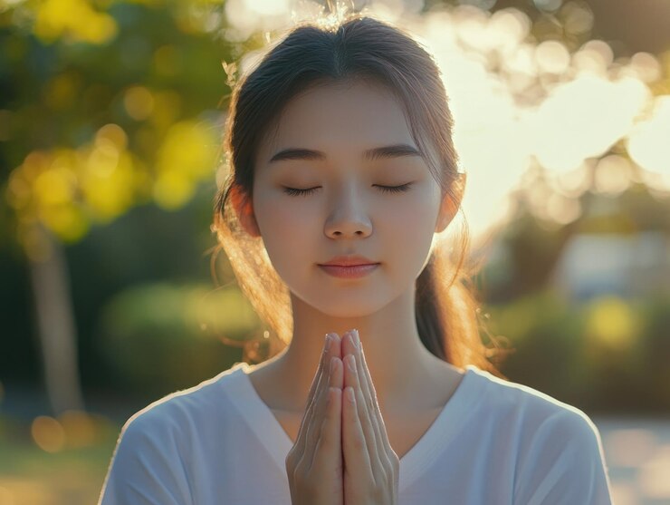 Meditación serena y pacífica