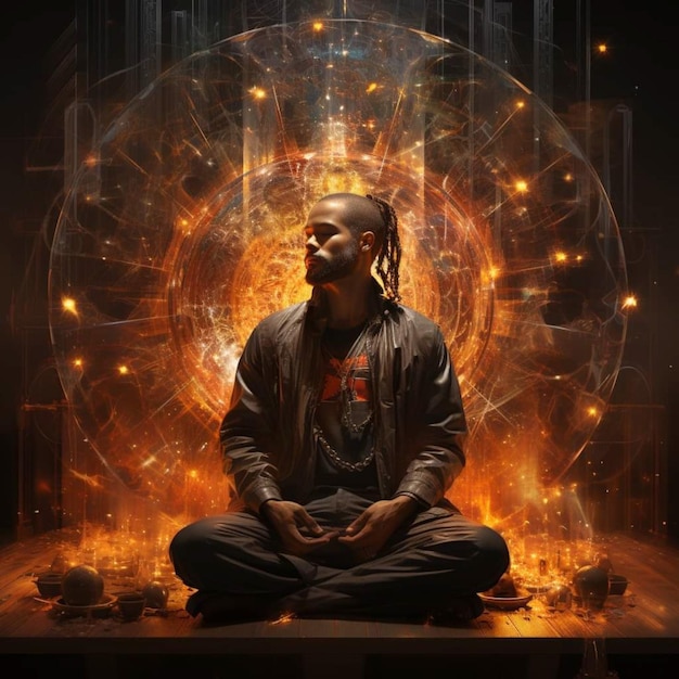 meditar de luz