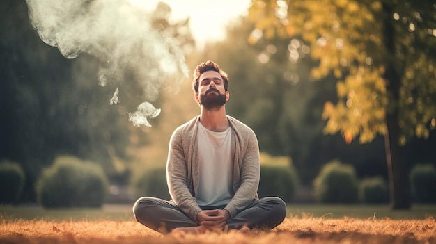Meditative Ruhe: Eine Reise zum Wohlbefinden durch Achtsamkeit