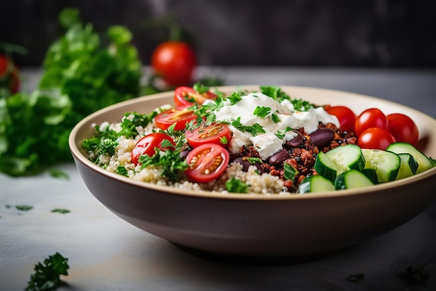 Mediterranes Quinoa-Bowl-Rezept für ein gesundes Mittagessen