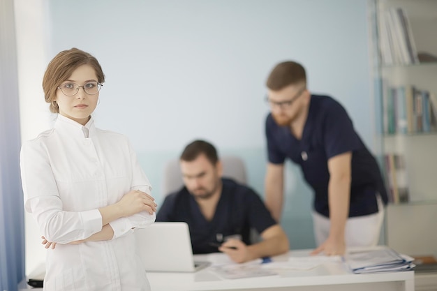 medizinische Ausbildung / Konzept moderne medizinische Ausbildung, Ausbildung im Bereich Behandlung und Medizin, Doktor der Erziehung