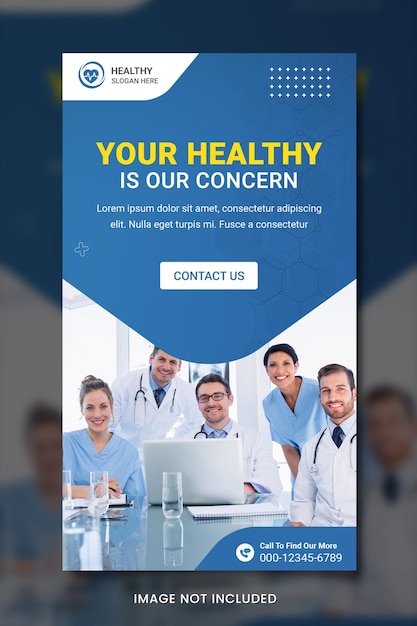 Medizinisches Gesundheitsbanner