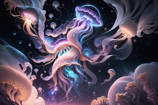 Medusas cósmicas en el espacio exterior