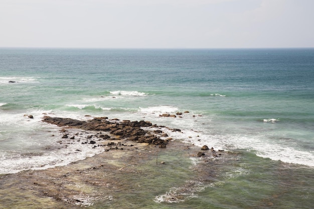 Meereslandschaft, Natur, Reise- und Wasserkonzept - Meer und Himmel auf Sri Lanka