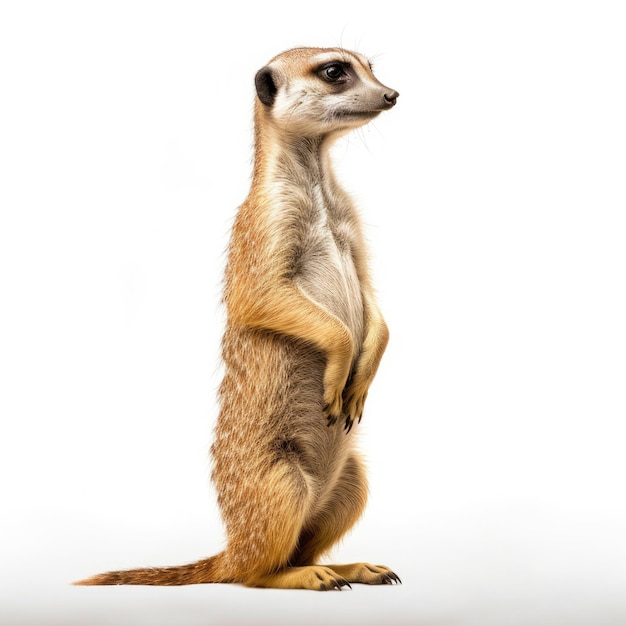 Foto meerkat pensativo