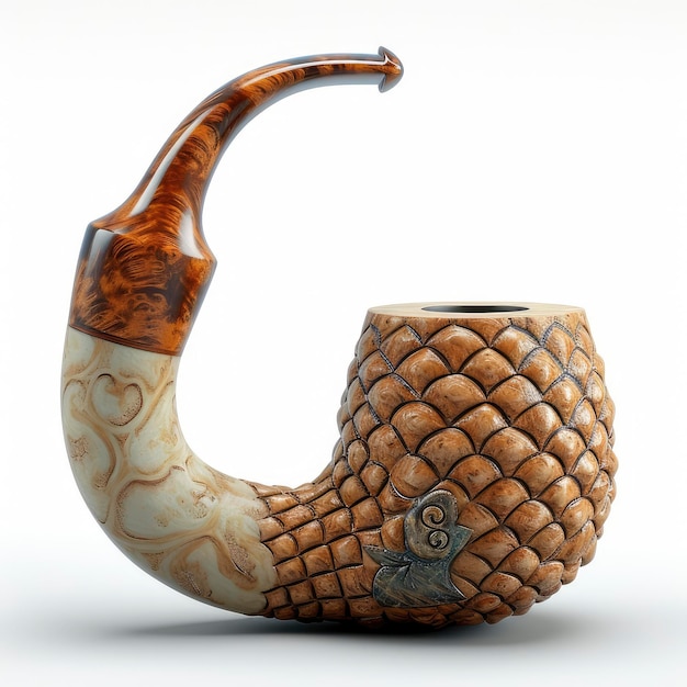 Foto meerschaum pipe 3d render ilustração 3d