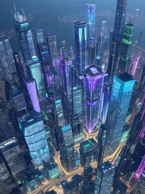 mega cidade futurista