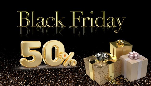 Mega poupanças de sexta-feira negra nos melhores produtos banner poster