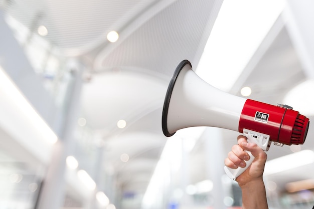 Megafone atenção fundo publicidade amplificador anunciar anúncio