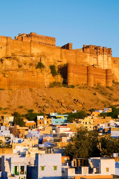 Mehrangarh fort em jodphur, índia