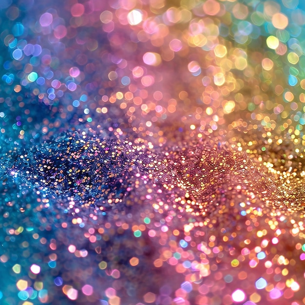 mehrfarbige glitzernde, glänzende Tapeten