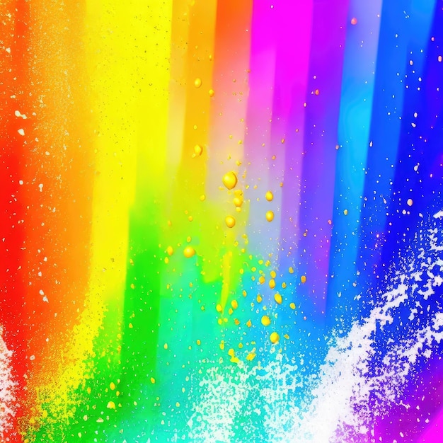 Mehrfarbige Kunst des Regenbogens Generative KI