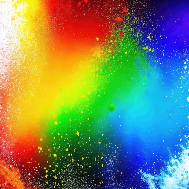 Mehrfarbige Kunst des Regenbogens Generative KI