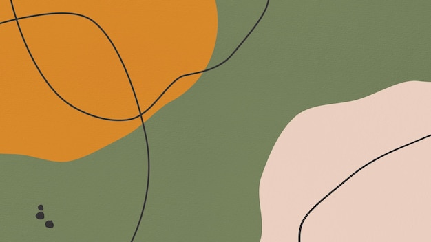 Mehrfarbiges digitales abstraktes Muster Hintergrund grün orange beige Farbe moderne künstlerische Textur