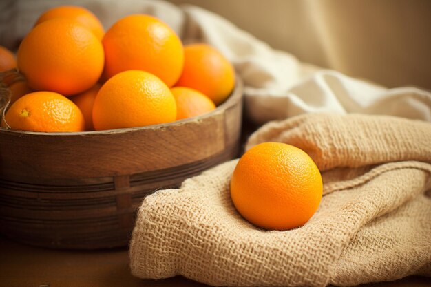 Foto meias e chinelos com tema de mandarina