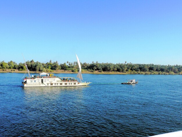 Meine alte ägyptische Segelboot-Felucca-Fahrt den Nil hinunter