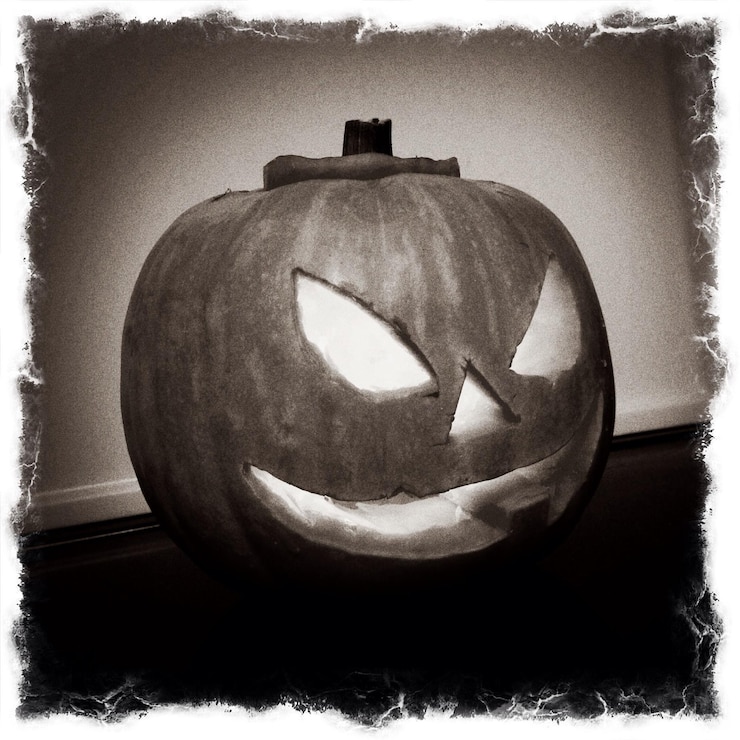Foto meine erste jack-o-lantern aller zeiten