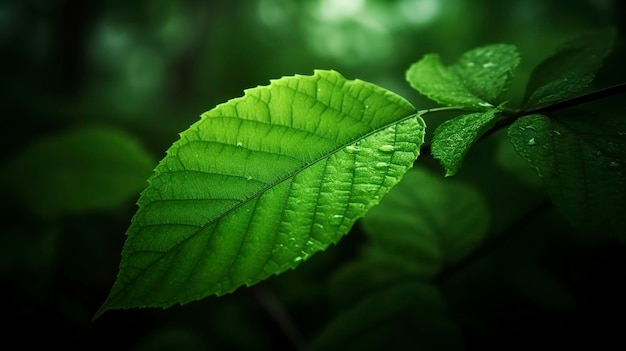 Meio Ambiente Dia da Terra Em Folhas verdes naturais e plantas usadas como capa de fundo de primavera verde ambiente ecologia papel de parede conceito eco dia da terra Salvando o meio ambiente gerar ai