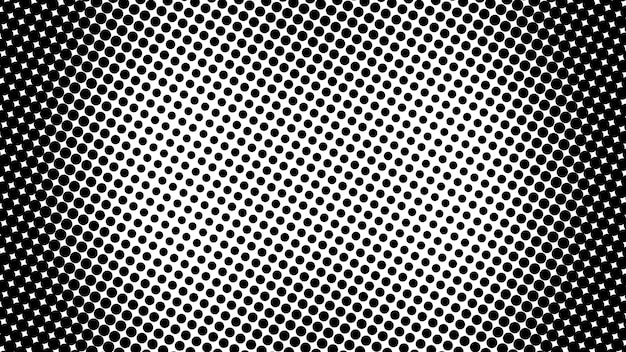 Meio-tom de muitos pontos abstratos gerados por computador 3D rendem pano de fundo com efeito de ilusão de ótica