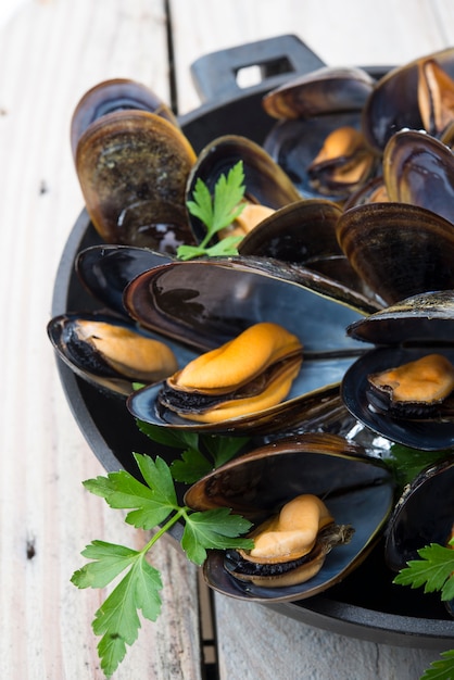 Mejillones gourmet