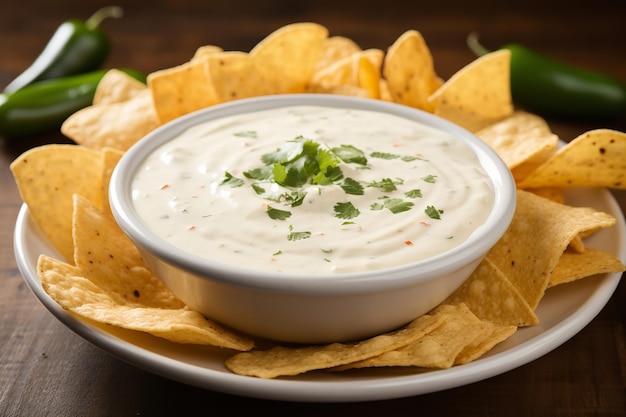 Foto el mejor aperitivo mexicano de queso blanco