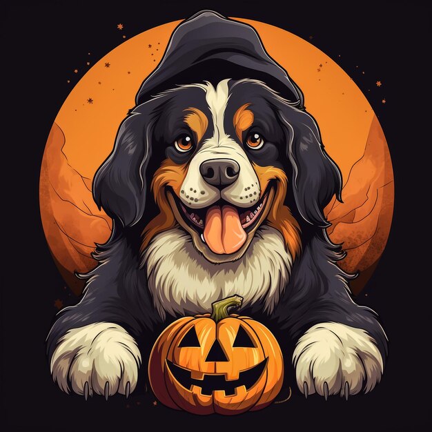 Foto el mejor diseño divertido de vectores de papel bluetick de halloween