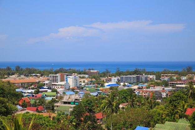 Una de las mejores vistas de Phuket, Tailandia. Hermoso paisaje de Phu ket Tailandia.