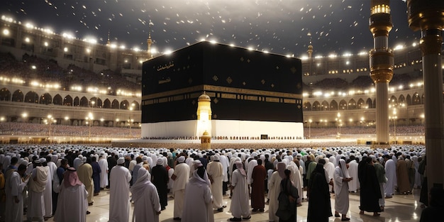 Mekka Kaaba und Hadsch-Muslime