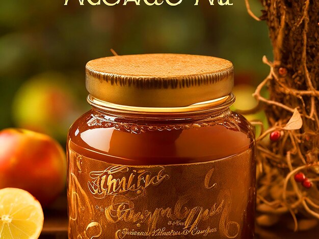 Foto mel da floresta orgânica caramelo maçãs download de imagem em hd