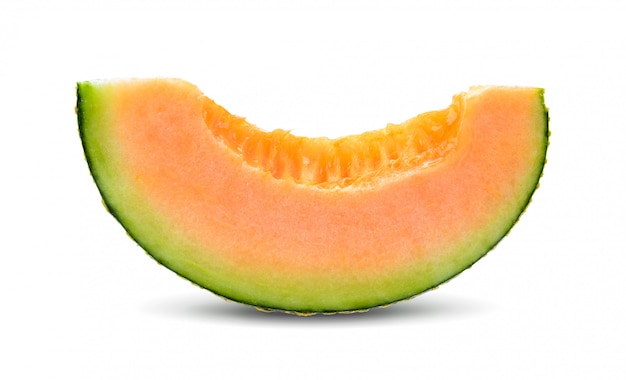 Melão cantalupo isolado