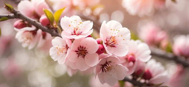 Foto los melocotones en flor