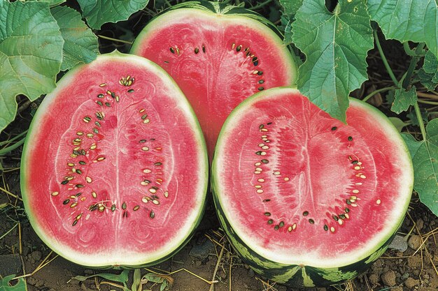 Melón de agua crujiente de los jardines