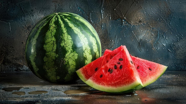 Melón de agua entero de verano