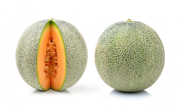 Melone isoliert auf weißem Raum