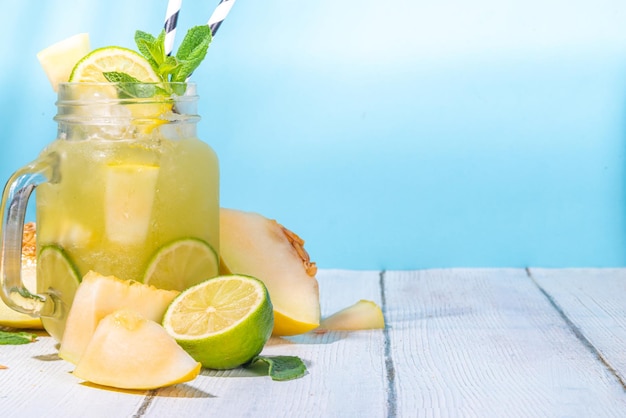 Melonenlimonade oder Mojito