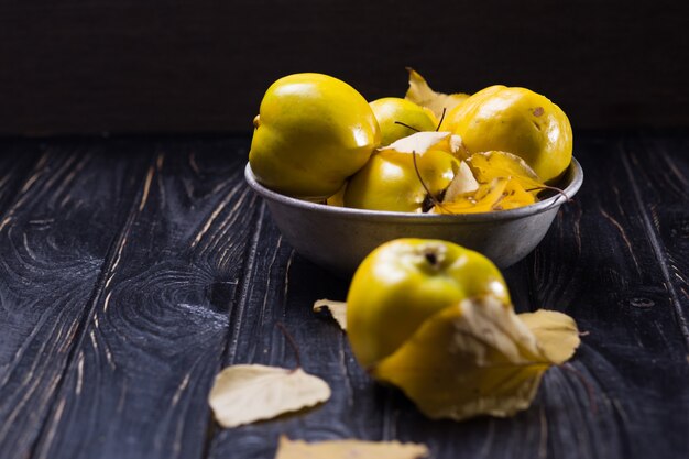 El membrillo son frutas de otoño